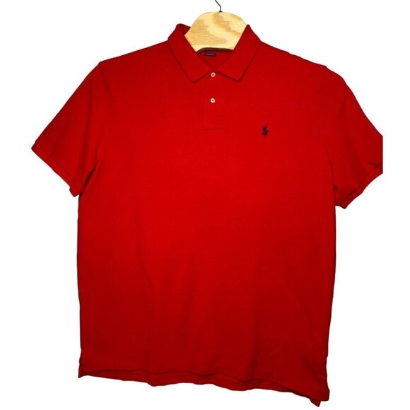 Polo Ralph Lauren Other - Polo Ralph Lauren Classic Fit Mens XXL/2XL Cotton Short Sleeve Polo Casual Red